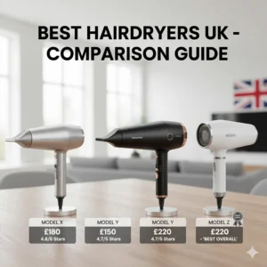 A side-by-side comparison of the top-rated hairdryers currently available in the UK.