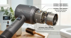 A guide to choosing the correct heat settings on your hair dryer for different hair types and textures.